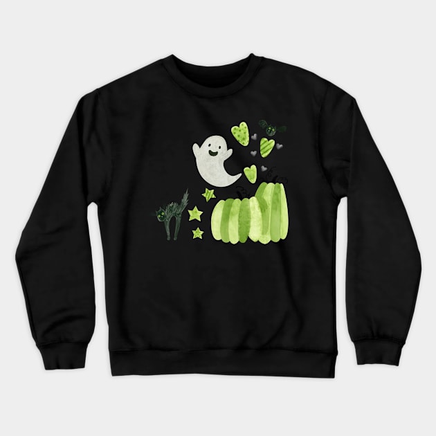 Cute boo Crewneck Sweatshirt by kourai